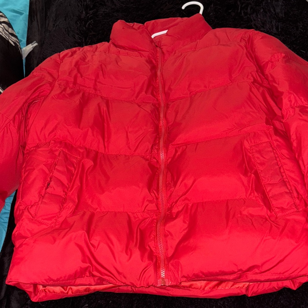 Fashion Nova Men's Bold Red Jacket